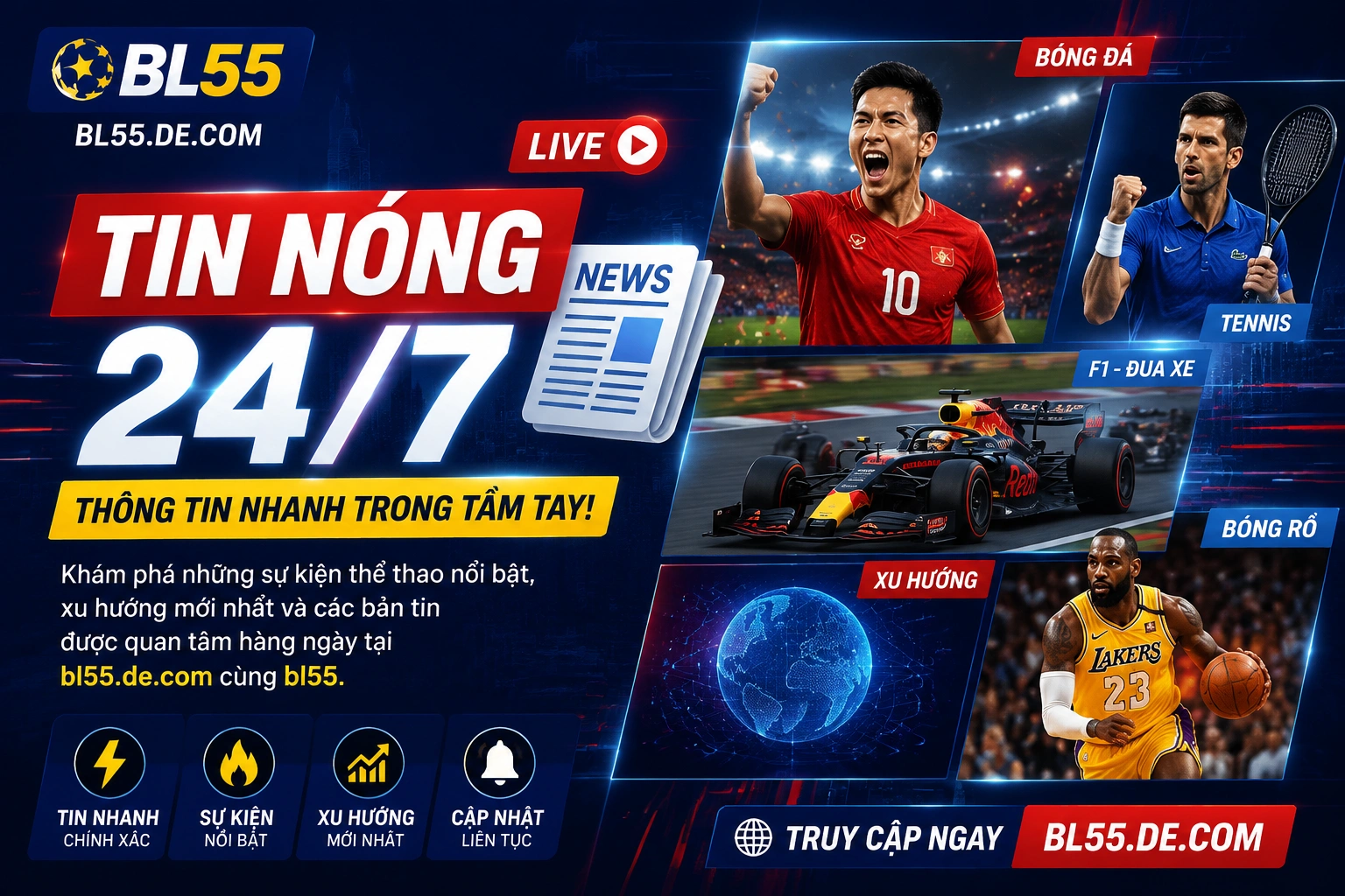 Slot game BL55 theo chủ đề
