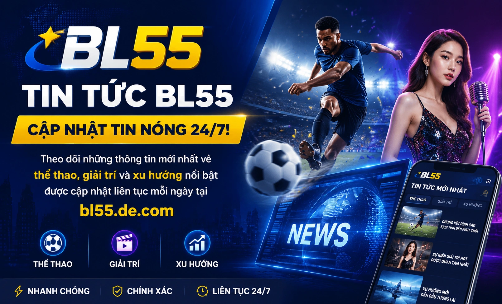 BL55 thể thao - odds và trận nổi bật
